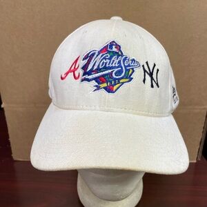 Vintage 1999 World Series MLB New Era Snapback Hat Baseball Cap Braves Yankees